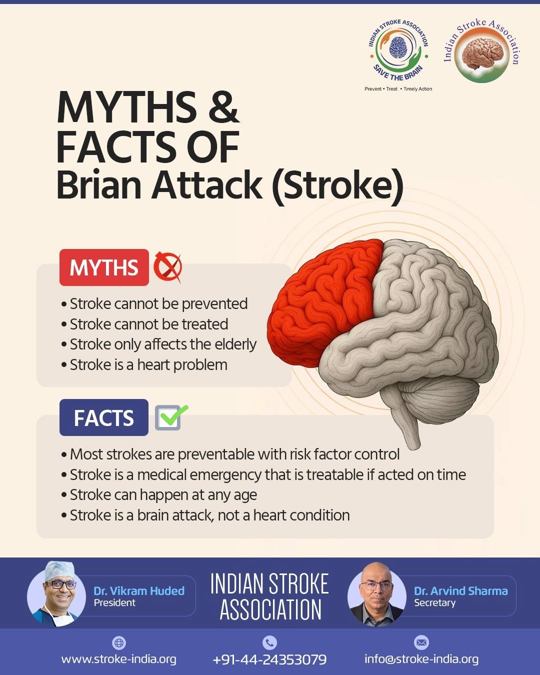 ISA Instagram stroke myths and facts post