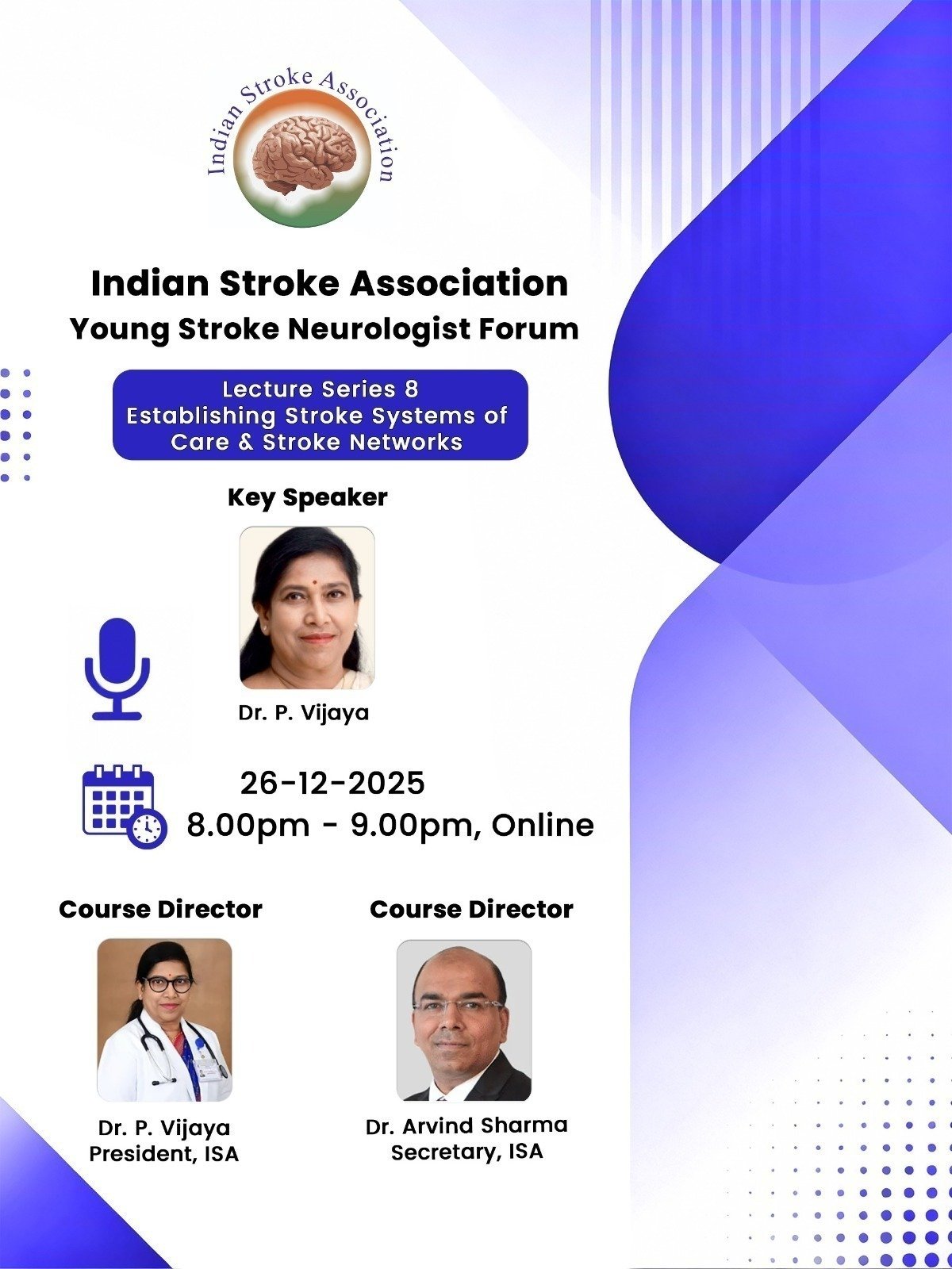 YSNF Lecture Series 8 Establishing Stroke Systems of Care and Stroke Networks